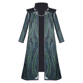 Hogwarts Legacy Slytherin Cosplay Costume Blue Robe Outfits Halloween Carnival Suit