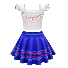 Encanto Luisa Cosplay Costume Kids Children Dress Bag Outfits Halloween Carnival Suit