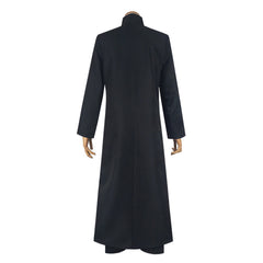 Movie The Matrix Neo Black Uniform Outfits Cosplay Costume Halloween Carnival Suit