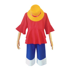 Anime One Piece Monkey D. Luffy Cosplay Costume Uniform Outfits Halloween Carnival Suit