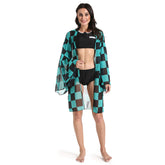 Tanjirou Green Bikini Beach Swimsuit Set Halloween Suit