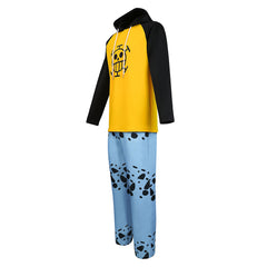 Anime One Piece Trafalgar D. Water Law Cosplay Costume Outfits Halloween Carnival Suit
