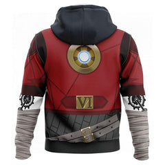 Arcane LoL Vi Cosplay Hoodie 3D Printed Hooded Sweatshirt Pullover Cosplay Costume