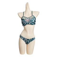 Jolyne Cujoh Green Swimsuit Cosplay Costume Outfits Halloween Carnival Suit