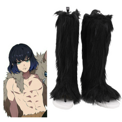 Hashibira Inosuke Boots Cosplay Shoes Accessory Halloween Costumes Props