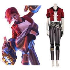 Arcane: League of Legends - Vi The Piltover Enforcer Cosplay Costume Outfits Halloween Carnival Suit