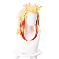 Kyoujurou Rengoku Yellow Wig Cosplay Accessories Halloween Carnival Props
