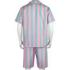 Kids Children Movie Barbie 2023 Ken Beach Shorts Set Outfits Cosplay Costume Halloween Carnival Suit