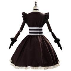 Anime Nene Yashiro Black Lolita Dress Cosplay Costume Halloween Carnival Suit