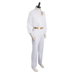 Movie Barbie 2023 ken White Jumpsuit Clothing Outfits Cosplay Costume Halloween Carnival Suit