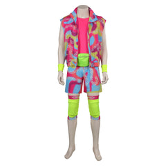 Kids Children Movie Barbie 2023 Ken Skating Set Beachwear Cosplay Costume Outfits Suit