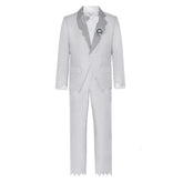Movie Corpse Bride Victor White Uniform Set Outfits Cosplay Costume Halloween Carnival Suit
