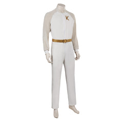 Movie Barbie 2023 Ken Outfits White Set Cosplay Costume Halloween Carnival Suit