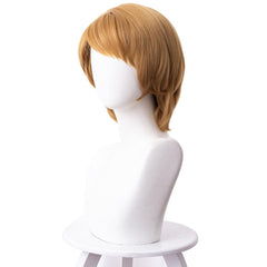 Movie Frozen 2 Prince Kristoff Brown Wig Accessories Cosplay Halloween Carnival Props