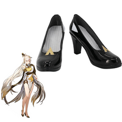 Genshin Impact Ningguang Cosplay Shoes Boots Halloween Costumes Accessory Custom Made
