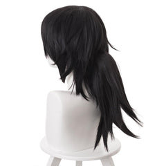 Giyuu Tomioka Black Wig Cosplay Accessories Halloween Carnival Props
