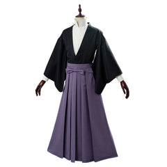 Tsukasa Yugi Black Purple Kimono Set Cosplay Costume Halloween Suit