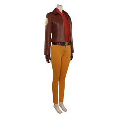 TV Ahsoka 2023 Sabine Wren Brown Leathe rJacket Cosplay Costume Outfits Star Wars Halloween Carnival Suit