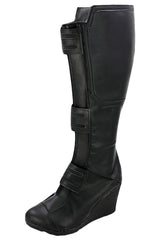 Captain America 3 Civil War Black Widow Cosplay Shoes Boots Halloween Props