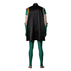 TV Teen Titans Robin Green Jumpsuit Outfits Cosplay Costume Halloween Carnival Suit