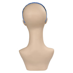 Movie Barbie 2023 Margot Robbie Barbie Blue Polka-Dot Headscarf Cosplay Headband Accessoreis Halloween Carnival Props