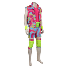 Kids Children Movie Barbie 2023 Ken Skating Set Beachwear Cosplay Costume Outfits Suit