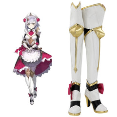 Genshin Impact Noeru Cosplay Shoes Boots Halloween Costumes Accessory Custom Made