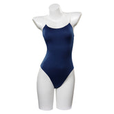 Summer Time Rendering Ushio Kofune Blue Jumpsuit Swimwear Outfits Cosplay Costume