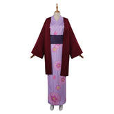 Demon Slayer Kanroji Mitsuri Cosplay Costume Kimono Outfits Halloween Carnival Party Disguise Suit
