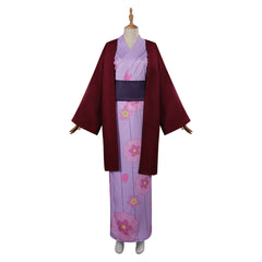Demon Slayer Kanroji Mitsuri Cosplay Costume Kimono Outfits Halloween Carnival Party Disguise Suit