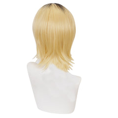 Kenma Yellow Short Hair Cosplay Wig Halloween Carnival Props