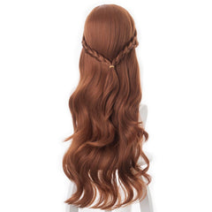 Frozen 2 Princess Anna Brown Cosplay Wigs Halloween Carnival Props
