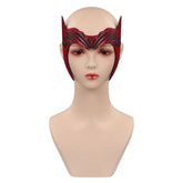 Doctor Strange in the Multiverse of Madness - Scarlet Witch Mask Cosplay PU Masks Helmet Masquerade Halloween Party Costume Props