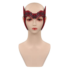 Doctor Strange in the Multiverse of Madness - Scarlet Witch Mask Cosplay PU Masks Helmet Masquerade Halloween Party Costume Props