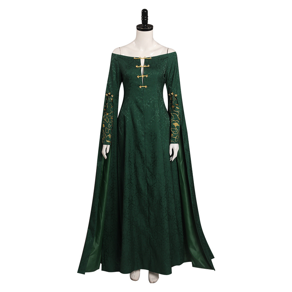 House Of The Dragon Alicent Hightower Cosplay Costume Green Dress Outf Coshduk House Of The Dragon Alicent Hightower Cosplay Costume Green Dress Outf Coshduk