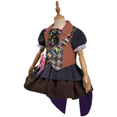 Alice in Wonderland Tarrant Hightopp Mad Hatter Cosplay Costume Outfits Halloween Carnival Suit-Coshduk