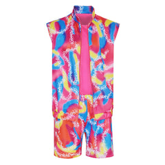 Barbie Ken Cosplay Costume Retro Sprotwear Outfit Halloween Carnival Party Disguise Suit