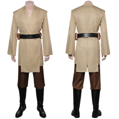 Movie Tales Of The Jedi Qui-Gon jinn Cosplay Costume Outfits Halloween Carnival Suit