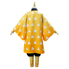 Kids Anime Zenitsu Uniform Outfit Cosplay Costume for Kids Children
