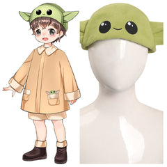 Adult Kids Star Wars The Mandalorian Baby Yoda Grogu Cosplay Hat Cap Halloween Carnival Party Props
