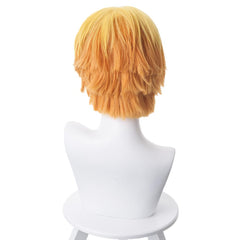Zenitsu Outfit Cosplay Yellow Wig Halloween Props