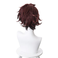 Tanjirou Wig Outfit Cosplay Halloween Carnival Props