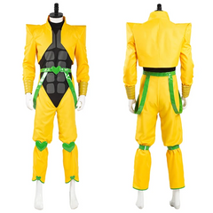 Anime Brando Yellow Top Pants Outfit Set Halloween Carnival Suit Cosplay Costume