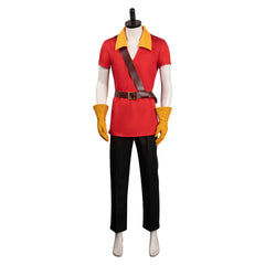 Movie Beauty and the Beast Gaston Outfits Cosplay Costume Halloween Carnival Suit