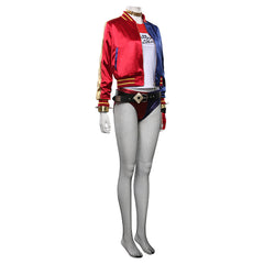 Suicide Squad Harley Quinn T-shirt Pants Outfit Halloween Carnival Suit Cosplay Costume