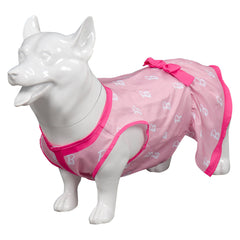Movie Barbie 2023 Dog Pet Pink Dress Outfits Cosplay Costume Suit