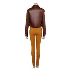 TV Ahsoka 2023 Sabine Wren Brown Leathe rJacket Cosplay Costume Outfits Star Wars Halloween Carnival Suit