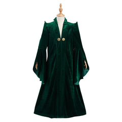Kids Children Movie Harry Potter Minerva McGonagall Robe Coat Cosplay Costume Halloween Carnival Suit