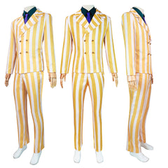 Anime One Piece Borsalino Cosplay Costume Outfits Halloween Carnival Suit
