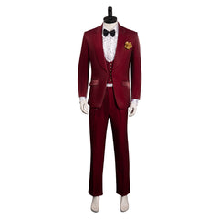 Film Beetlejuice 2 Red Wedding Beetlejuice Cosplay Costume Outfits Halloween Carnival Suit